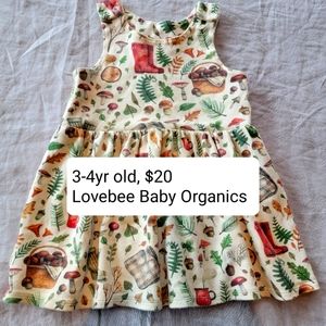 Organic printed dress from LovebeeBaby